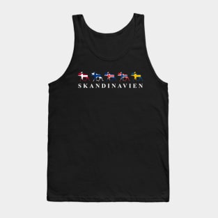 Skandinavien Moose Flags Tank Top